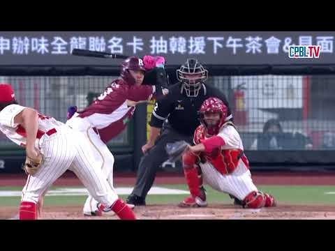 06/02 樂天 VS 味全 二局上，蔣銲的穩定發揮賞給樂天三上三下的半局，外帶兩張的國王笑臉 thumbnail