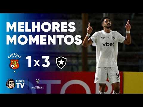 MELHORES MOMENTOS: CARACAS 1 X 3 BOTAFOGO | CONMEBOL SULAMERICANA 2026 | FASE DE GRUPOS thumbnail