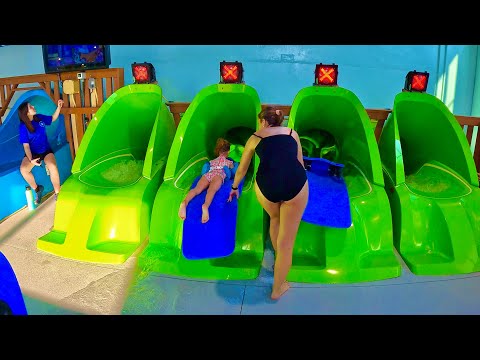 4-Track Race Water Slide | Great Wolf Lodge Maryland thumbnail