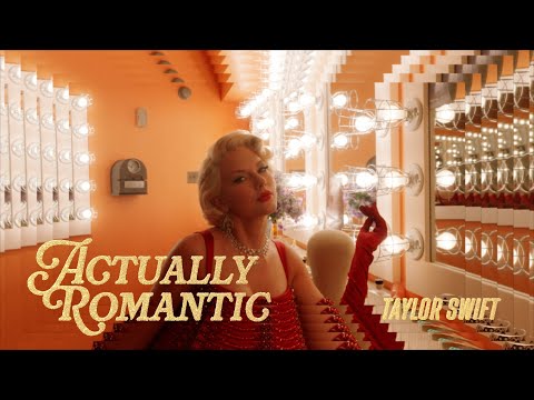 Taylor Swift - Actually Romantic (Lyric Video) thumbnail