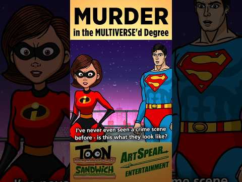 Superheroes can't solve murders - TOON SANDWICH #funny #marvel #dc #superhero #comics #animation thumbnail