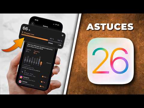 20 ASTUCES et NOUVEAUTÉS CACHEES sur iOS 26 ! thumbnail