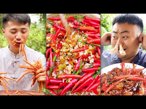 More Chili and More Pranks! | Funny Mukbang |  Songsong and Ermao thumbnail