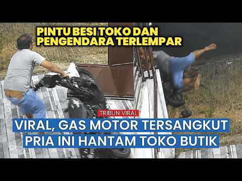 MOTOR NGEBUT TABRAK BUTIK! Pemilik Toko Cari Pengendara Misterius di Binjai thumbnail