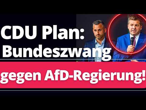 EIL: Erste CDU Politiker diskutieren "Bundeszwang" um AfD-Regierung zu entmachten!!! thumbnail
