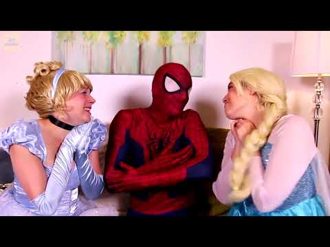 The Spiderman and Frozen Elsa PRANK Maleficent and Pink Spidergirl! w  Joker, Poison , Hulk, funny thumbnail