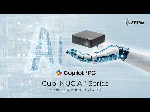 Cubi NUC AI+ 3MG Copilot+ PC | 0.51L AI Mini PC with Quad Display & Thunderbolt 4 | MSI thumbnail