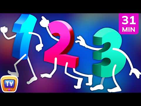 Numbers Song 1 to 20 + Counting Songs for Kids | Learn to Count | 31 Min | ChuChu TV thumbnail