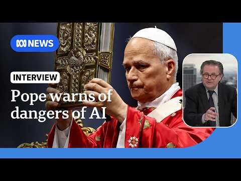 Pope Leo urges leaders to slow down development of AI | ABC NEWS thumbnail