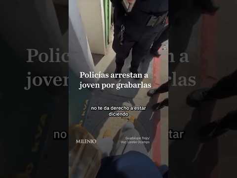 ¿Falta administrativa? Detienen a joven por grabar a policías en Hidalgo thumbnail
