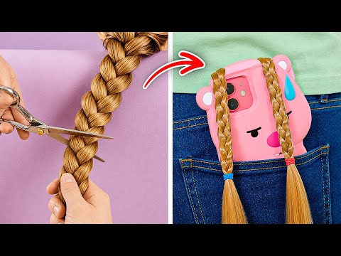 Super cute DIY phone cases 📱✨ Go ahead and show them off to your friends💡 thumbnail