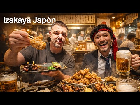 Probé los BARES donde los JAPONESES se VUELVEN LOCOS 🇯🇵🍺 | IZAKAYA 🏮  thumbnail