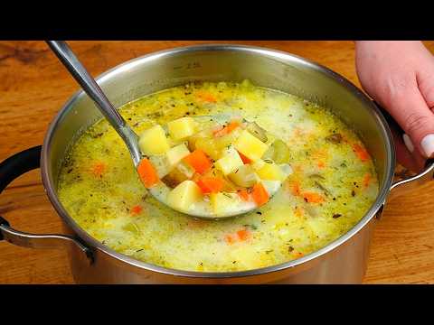 This potato soup is like medicine for my stomach! A quick, delicious and easy recipe. Vegetable soup thumbnail