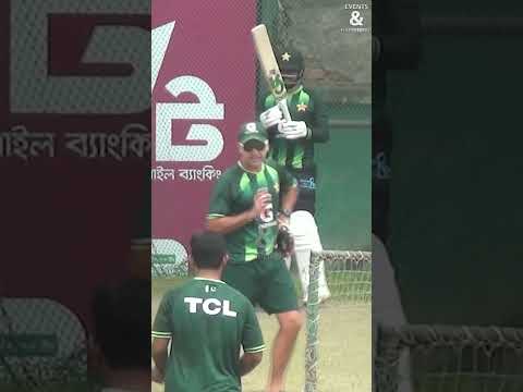 Babar Azam Batting practice before 2nd test Pakistan vs Bangladesh thumbnail