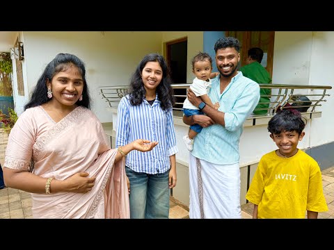 കുഞ്ഞ് വന്ന ദിവസം അനിയന്റെ വീട്ടിലേക്ക് 🏠 Wedding & House warming രണ്ടും ഒരുമിച്ച്  thumbnail