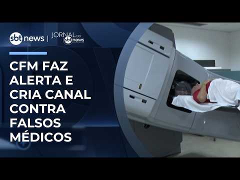 CFM lança plataforma para denunciar falsos médicos no Brasil | #JornaldoSBTNews thumbnail