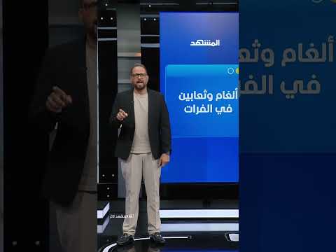 مشاهد مرعبة من الفرات.. ثعابين تزحف وألغام تظهر من تحت الماء #المشهد_تاغ مع #علاء_الدخاخني thumbnail