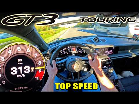 2026 PORSCHE 911 GT3 Touring 992.2 // TOP SPEED on AUTOBAHN thumbnail