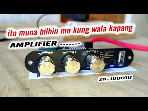 Pinaka Budget AMPLIFIER na MALAKAS ngayung 2026 "Maliit pero MALAKAS ang TUNOG" ZK-10001U AMPLIFIER thumbnail