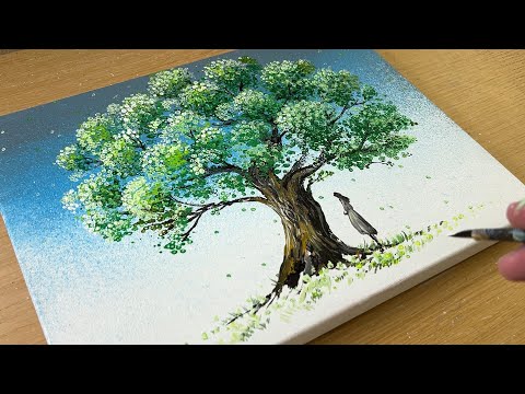 How to Draw a Tree / Painting / Easy Painting thumbnail