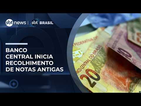 Banco Central começa a recolher notas antigas de circulação após avanço do pix | #SBTBrasil thumbnail