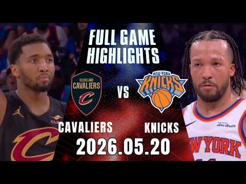 【2025-26 NBA】05/20 Game 1 #克里夫蘭騎士 vs #紐約尼克 全場賽事精華｜FULL GAME HIGHLIGHTS｜NBA 季後賽場場直播 thumbnail