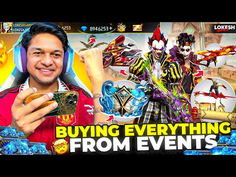 2026 Free Fire Buying Everything From Events Rip 50,000 Diamond Garena Free Fire  thumbnail