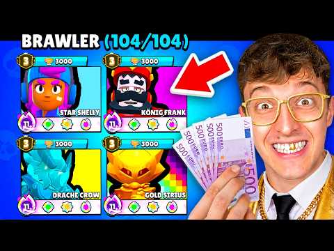Ich ERSTELLE einen MILLIARDÄR ACCOUNT in BRAWL STARS! 🤑 (Teuerster Account) thumbnail