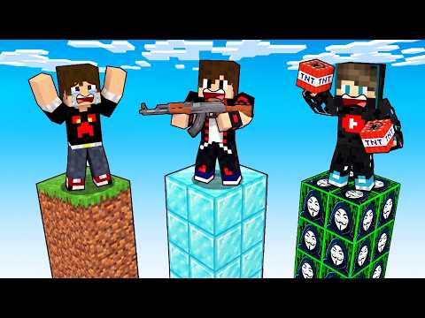 ماين كرافت : حـرب ابراج الحظ ولكن برج النوب ضد برج المحترف ضد برج الهكـر !!؟ 🔥😱 thumbnail