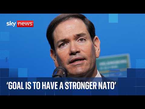 US Secretary of State Marco Rubio speaks at NATO summit thumbnail