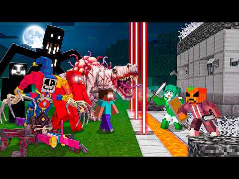 100 MONSTRUOS vs La Casa Más Segura de Minecraft! thumbnail