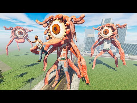 Franklin Became Eye Monster - INDIAN BIKES DRIVING 3D thumbnail