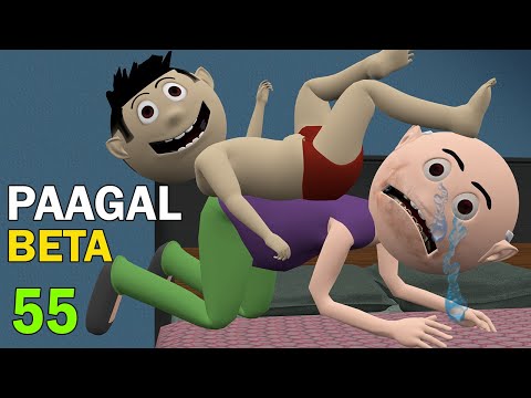 PAAGAL BETA 55 | Jokes | CS Bisht Vines | Desi Comedy Video | Movie thumbnail