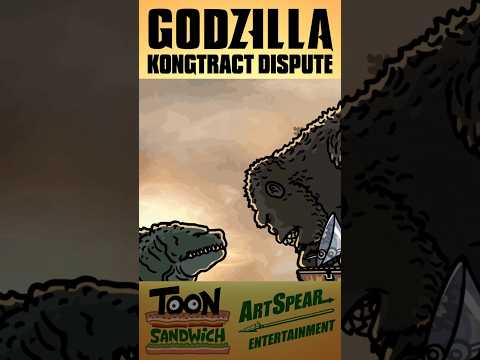 Godzilla vs Kong vs The Studio - TOON SANDWICH #funny #godzilla #kong #monster #monsterverse thumbnail