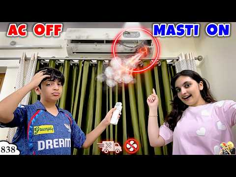 AC OFF MASTI ON | Ep 838 | Summer Life Comedy Family Vlog | Aayu and Pihu Show thumbnail