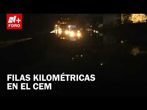 Automovilistas continúan varados en el CEM por inundación en la salida a la México-Querétaro thumbnail