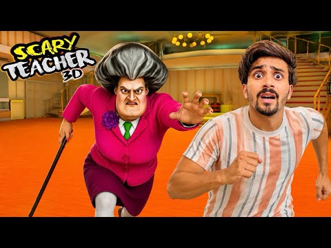 Playing Scary Teacher Chapter-2 | Sneaked In The House? thumbnail