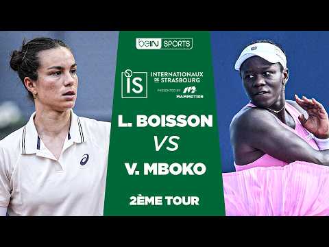 Résumé : Loïs BOISSON vs. Victoria MBOKO (WTA 500 Strasbourg - 2ème tour) thumbnail