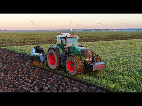 Ploughing into the Sunset w/ Fendt 920 vario and 6 furrow Lemken Juwel | We Grow Organic Farms thumbnail