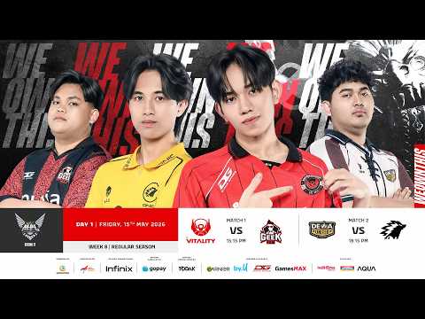 ? LIVE | MPL ID S17 | Regular Season Day 1 Week 8 | English thumbnail