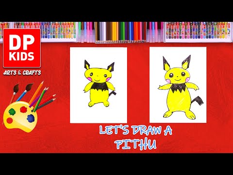 let's draw a Pichu | DP KIDS | ARTS | ENGLISH | 628 thumbnail