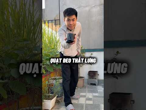 Quạt đeo thắt lưng cứu nóng mùa hè - | Đàm Đức Review thumbnail