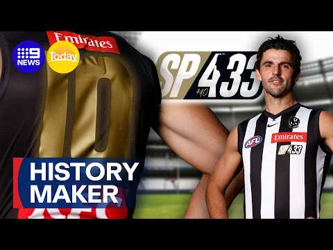 Scott Pendlebury to set history | 9 News Australia thumbnail