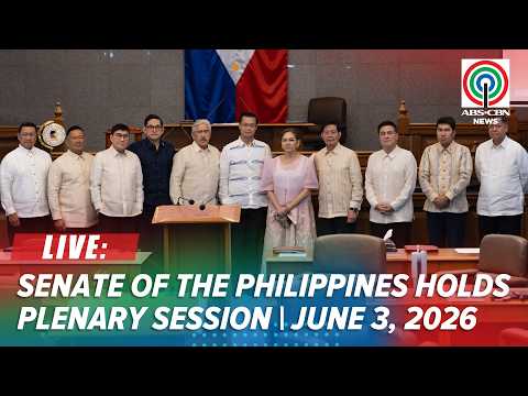 LIVE: Senate of the Philippines holds Plenary Session | June 3, 2026 thumbnail