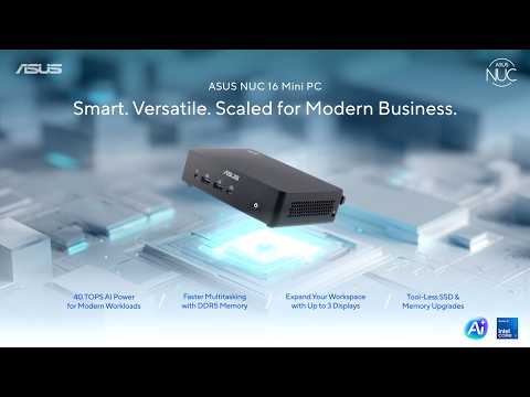 ASUS NUC 16 Mini PC - Smart. Versatile. Scaled for Modern Business | ASUS thumbnail