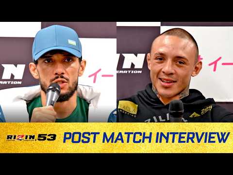 イルホム・ノジモフ vs. ルイス・グスタボ　試合後インタビュー / RIZIN.53 thumbnail