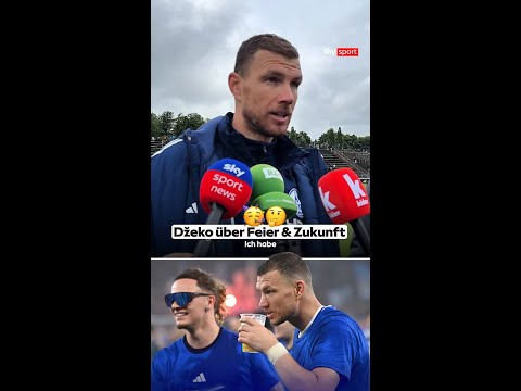 Džeko hat noch nie so gefeiert — seine Zukunft bleibt aber offen. ? thumbnail