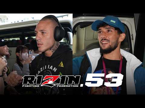 【RIZIN.53】選手会場入り / イルホム・ノジモフ vs. ルイス・グスタボ thumbnail