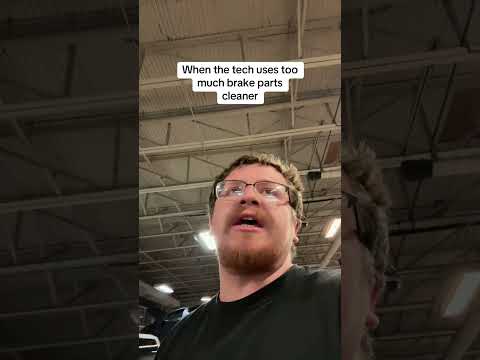 Tech using too much brake cleaner thumbnail