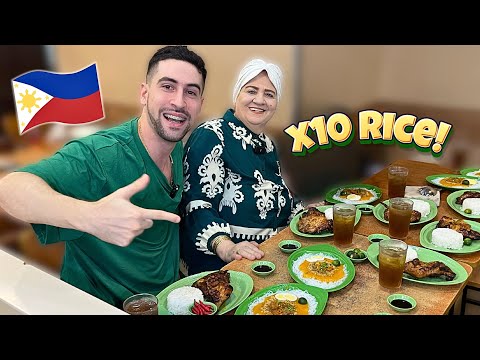 ARAB Mom Tries “MANG INASAL” for the FIRST TIME! (I Challenged Her) 🇵🇭 thumbnail